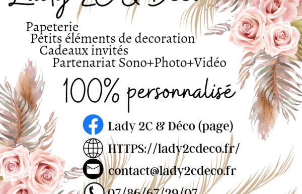 Catégorie Prestataire Lady 2C & Déco